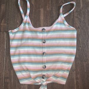 american eagle striped tank